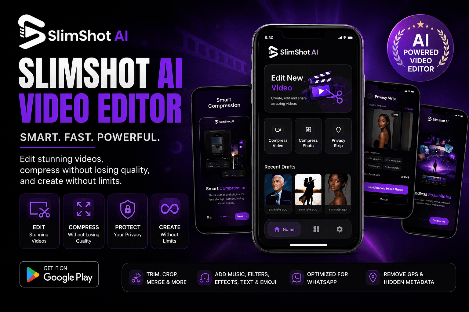 SlimShot AI Video Editor: A New AI-Powered Video Editing App to Watch