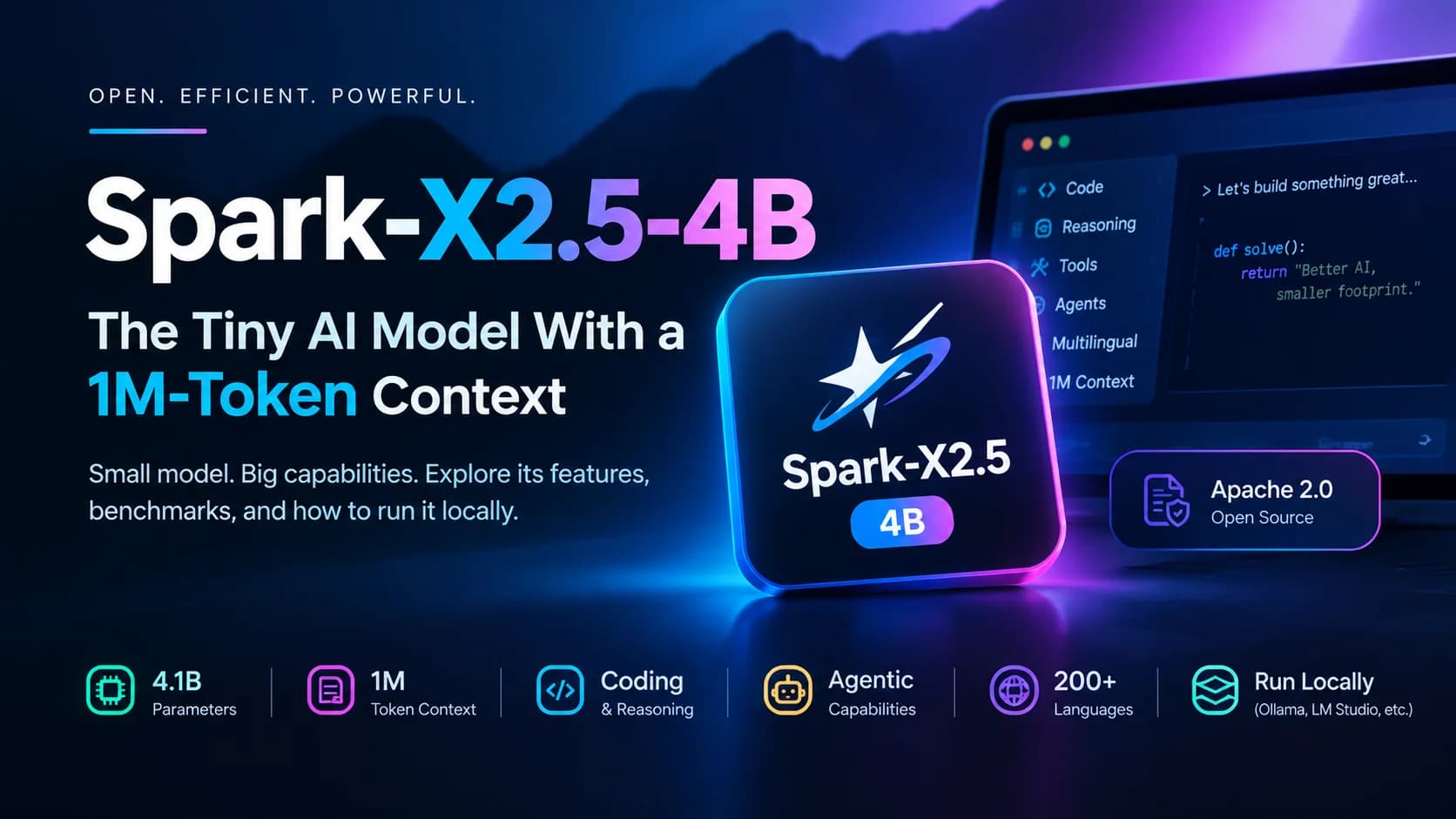 Spark-X2.5-4B: The Tiny AI Model With a 1M-Token Context Window