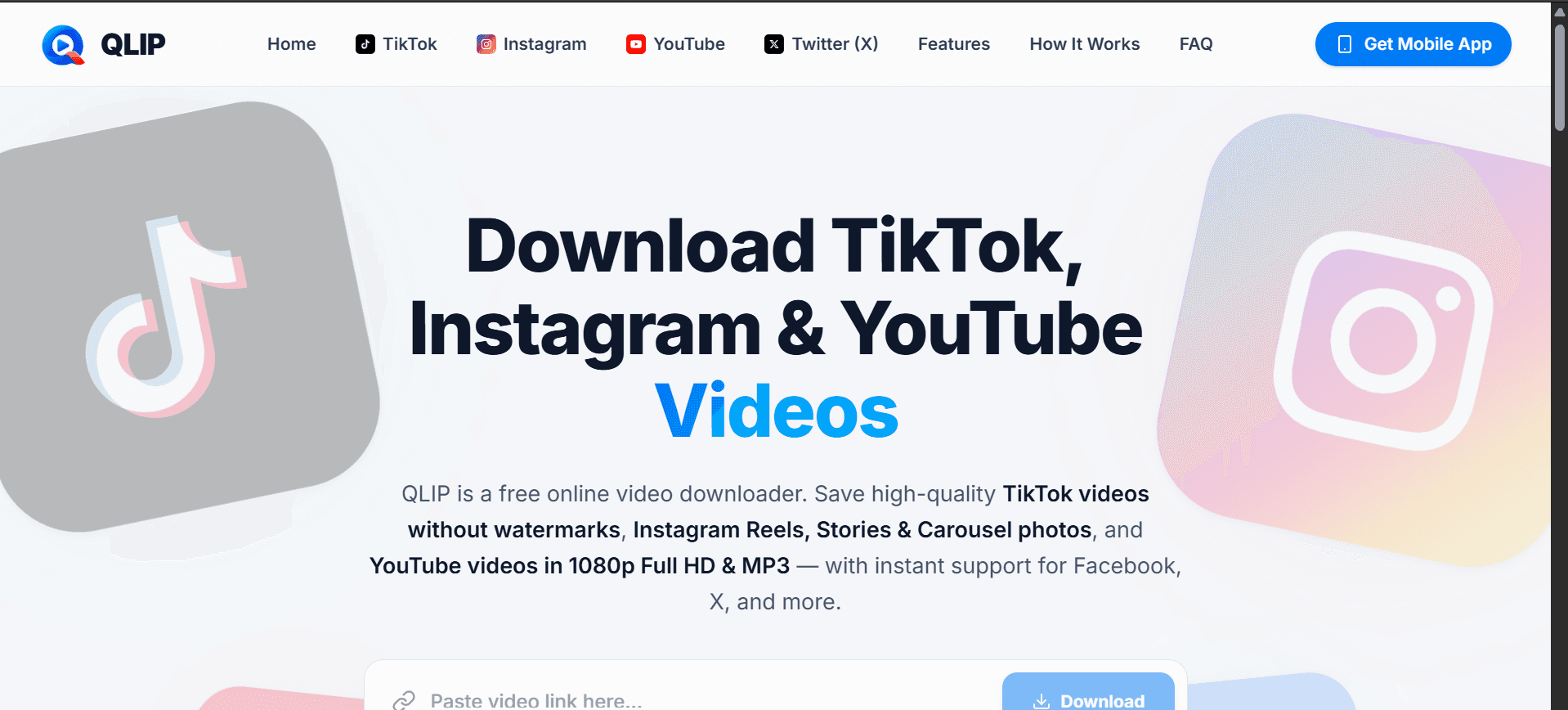 How to Download TikTok, Instagram & YouTube Videos Without Watermarks